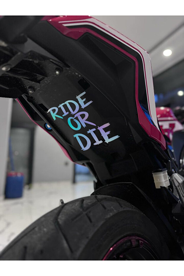Ride or Die - Ride or Die - Sticker - Glass Sticker - Motor Sticker - Auto Sticker 15X19 cm