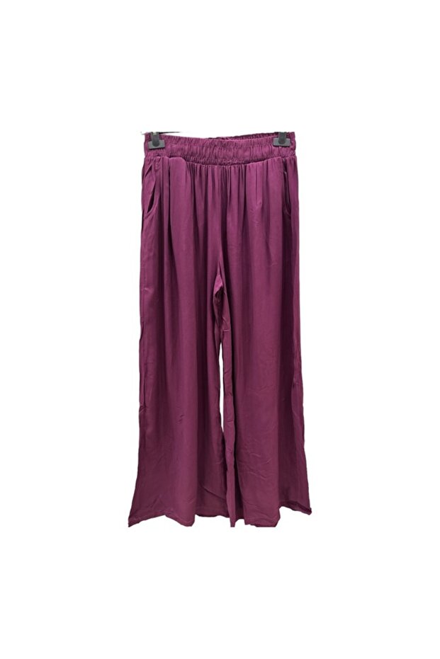 Comfortable Viscose Wide Leg Trousers
