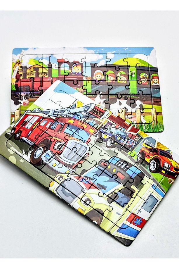 8 adet  Çocuk Yapboz - Çocuk Puzzle 30 parçalı set - 7