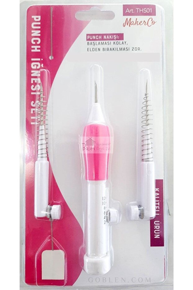 Punch Iğnesi Seti Pembe - 1