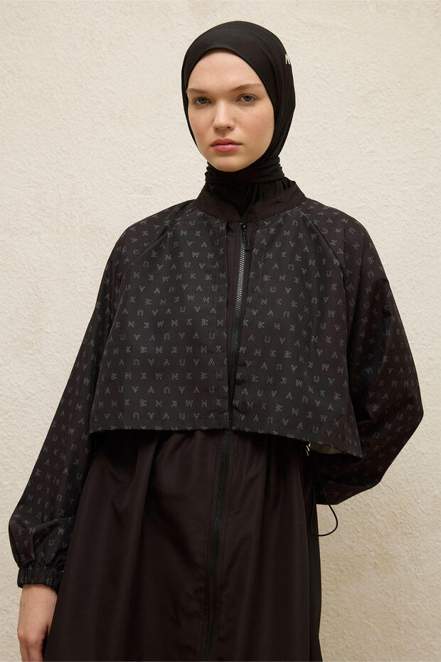 3 részes széldzseki hidzsáb fürdőruha szett - logó - 5