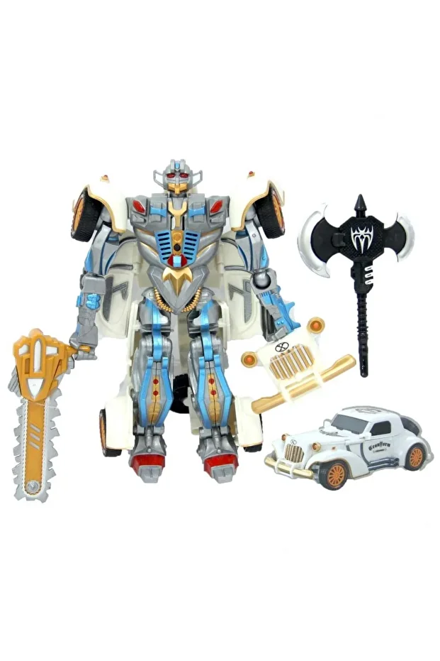 Conversion Işıklı Sesli Dönüşebilen Robot 668-1 2 - 1
