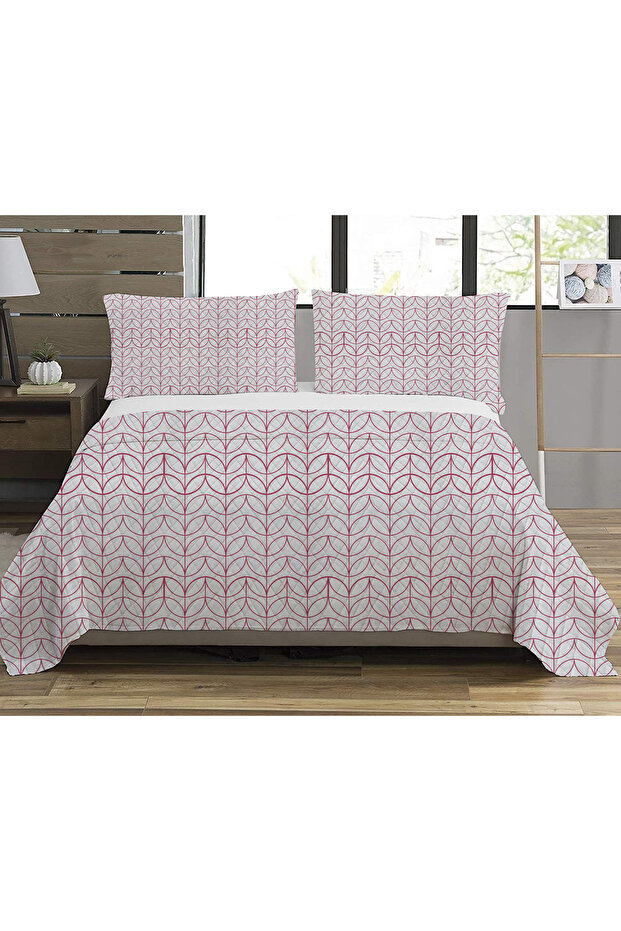 Double Patterned Printed Pique - 200x220 Cm - 1
