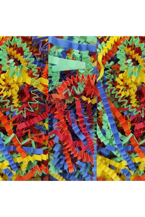 Zigzag Kırpık Kağıt – Karnaval – 250gr Kutu İçi Süsleme – Kırpıntı Zigzag Z Kağıt - 5