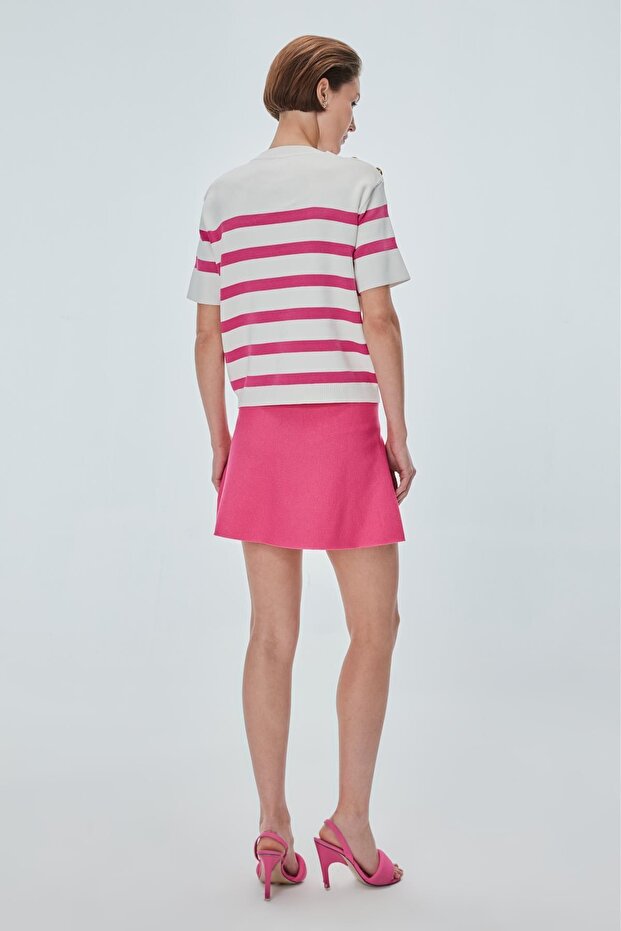 Kloş Mini Pembe Etek - 6