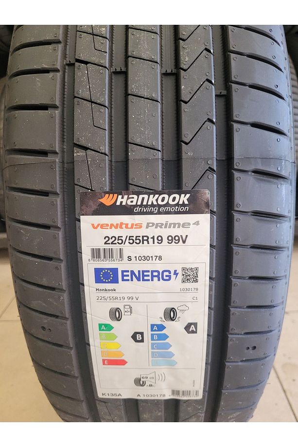225/55R19 HANKOOK VENTUS PRİME 4 K135 99V Set Olarak (4 ADET) 2024 Üretim* - 1