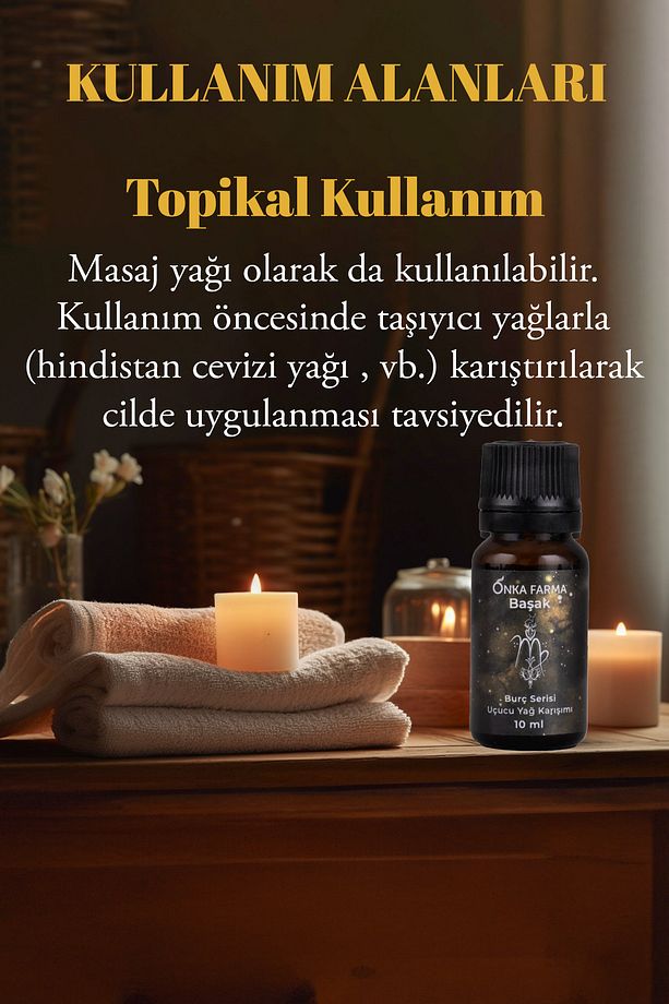 Onka Farma Başak Burcu Uçucu Yağ Karışımı 10 ml - Burç Serisi Aromaterapi - 7