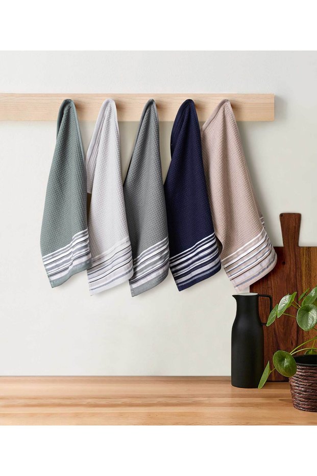 Limira 5-Pack Multi-Colored Dowry Kitchen Towel 30X50 2263