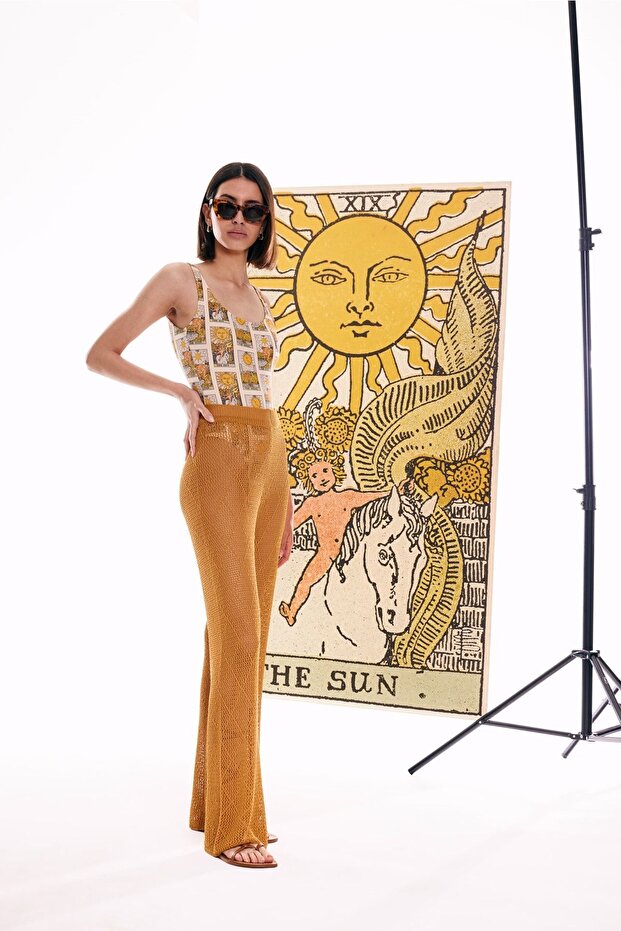 Tarot Desenli Recycled Mayo - 7