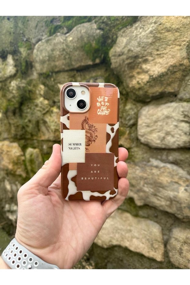 iPhone 15 Compatible Patterned Silicone Case