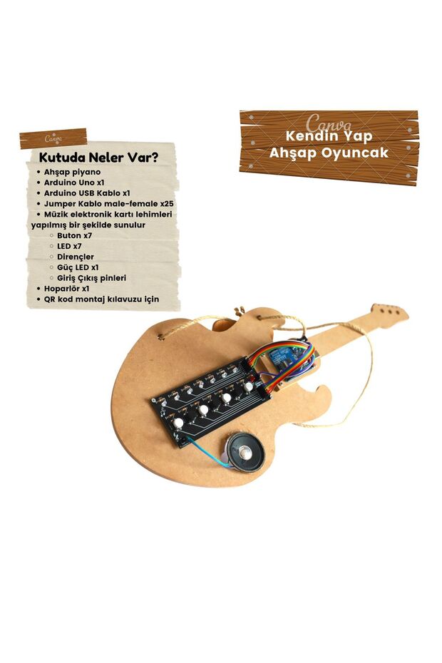 Arduino ile Elektronik Gitar Robotik Kodlama Seti - 5