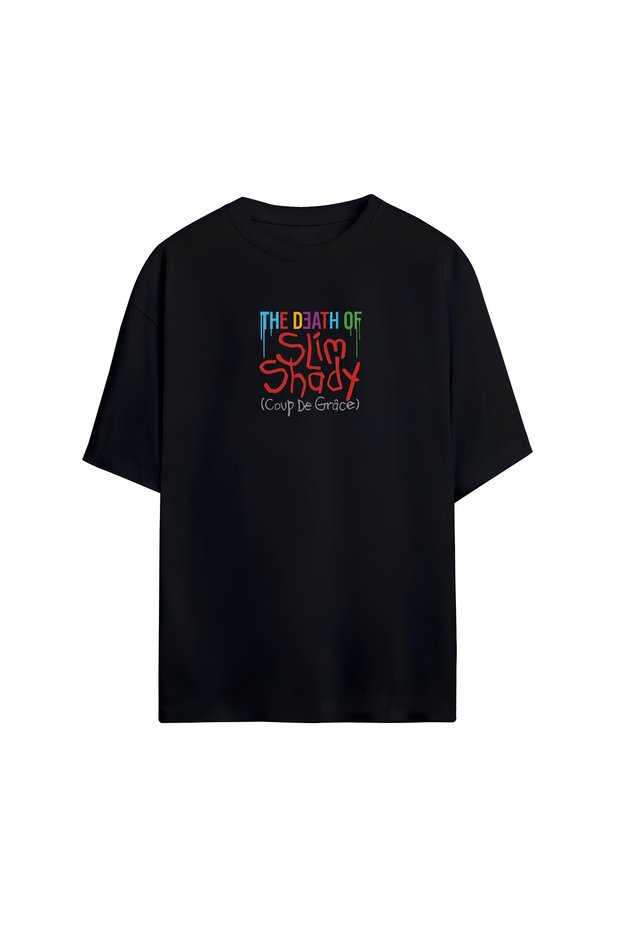 Eminem - the Death of Slim Shady Designed Unisex Oversize T-Shirt