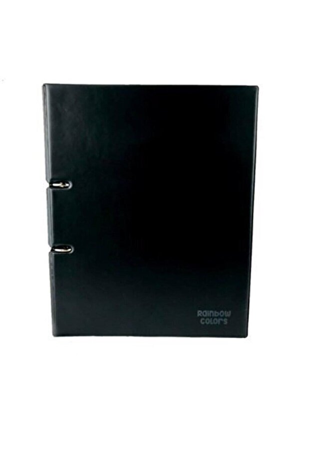 Rainbow Colors A4 2-Ring Folder Black - 1