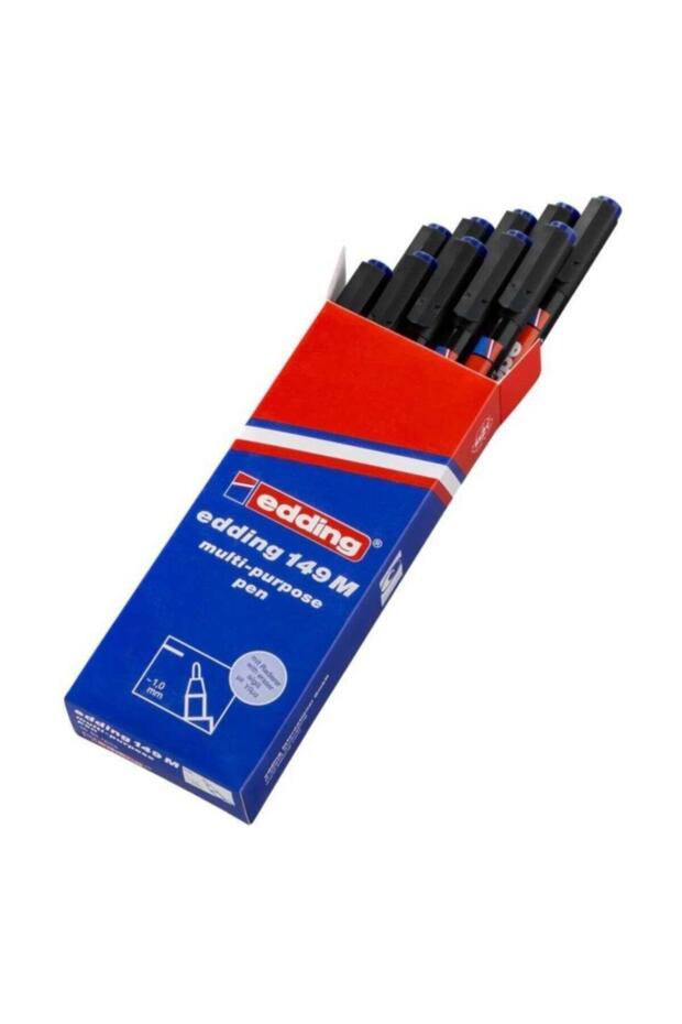 (E-149M) Asetat Kalemi-silgili Mavi 10 Lu - 1