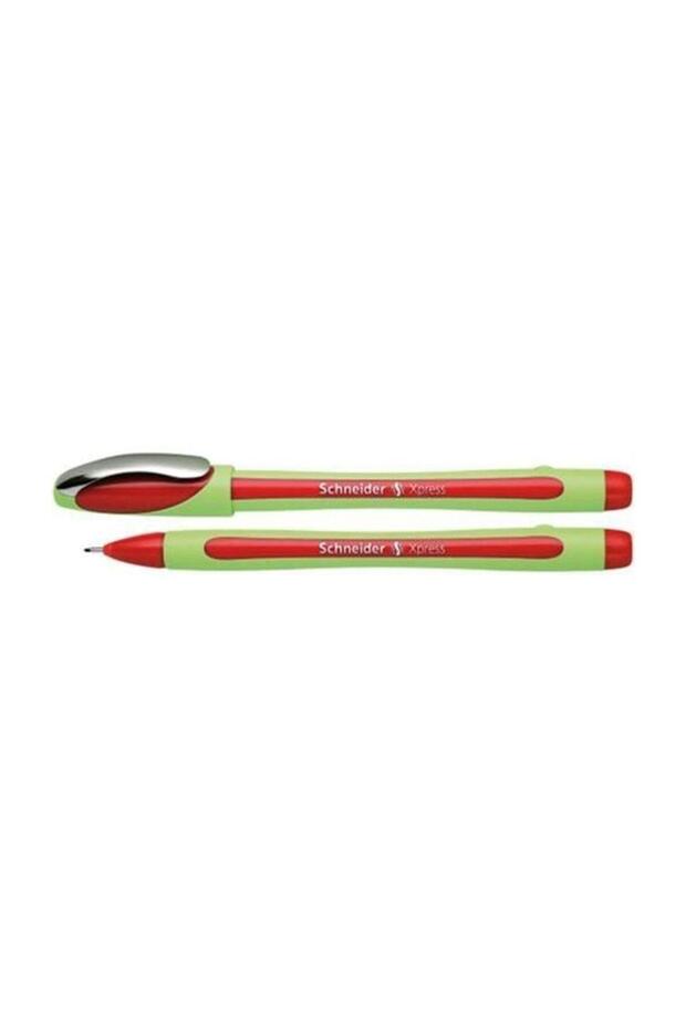 Fineliner Xpress باللون الأحمر 0.8 مم - عبوة من 10 قطع