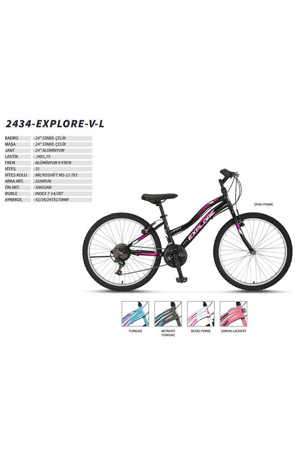 32434 24-explorer L-mtb-v-21 Kız Bisiklet 26 Jant - 2