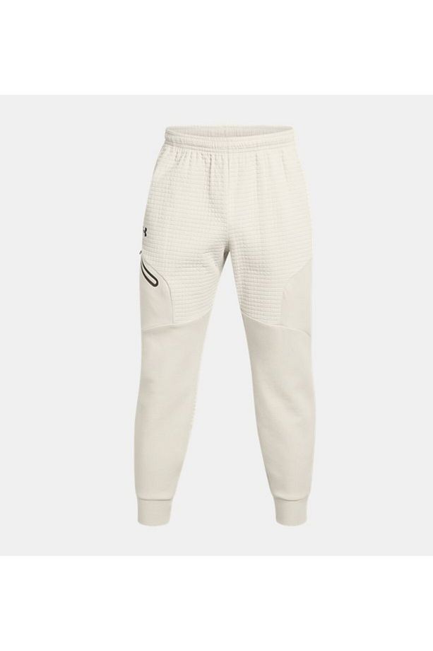 Erkek UA Unstoppable Fleece Grid Eşofman Altı 1386544-110 - 5