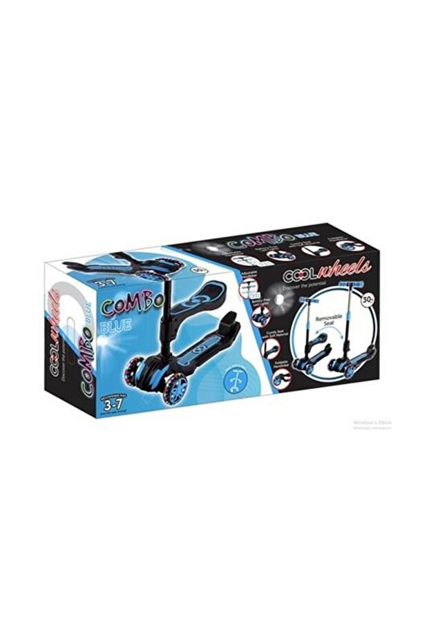 Cool Wheels Combo Seat Scooter Blue