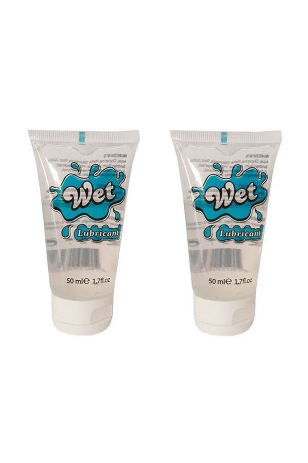 Wet Lubricant 100 ml Su Bazlı Kayganlaştırıcı Jel - 50 Ml*2 Adet - 1
