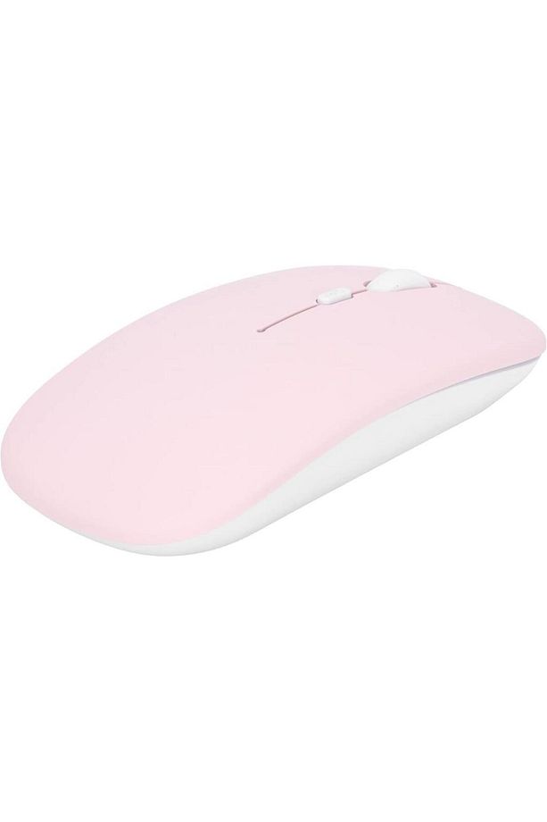Samsung Galaxy Tab Active 2 SM-T395 Uyumlu Kablosuz Bluetooth Pilli Optik Mouse - Pembe - 3