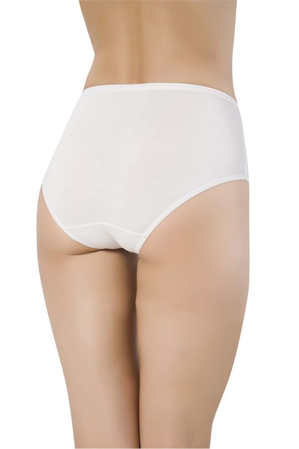 Kadın Ekru Bambu Kumaş Yüksek Bel Bikini Külot 2572 - 2