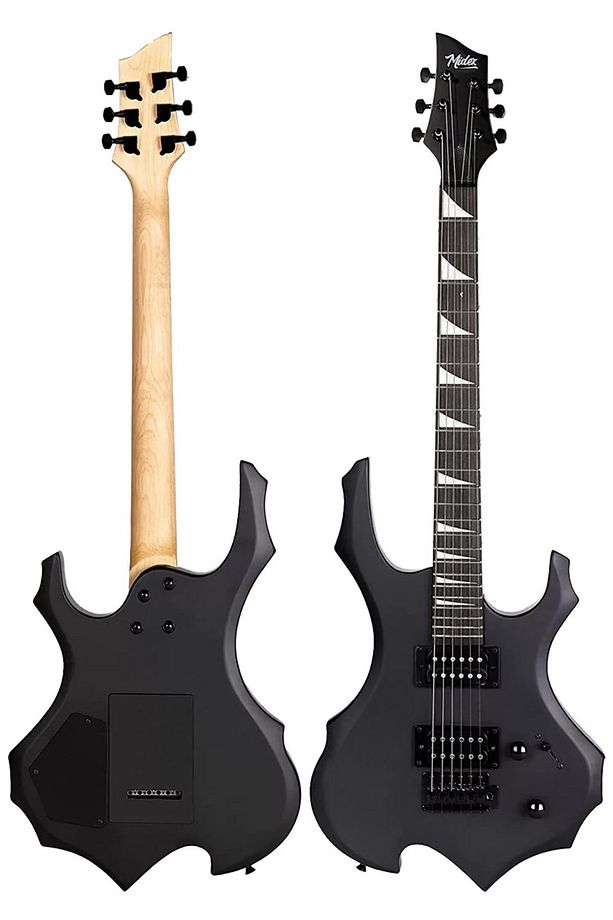 Force Masif Ağaç Üst Seviye Elektro Gitar H-h Profesyonel Full Set Aksesuarlı - 5