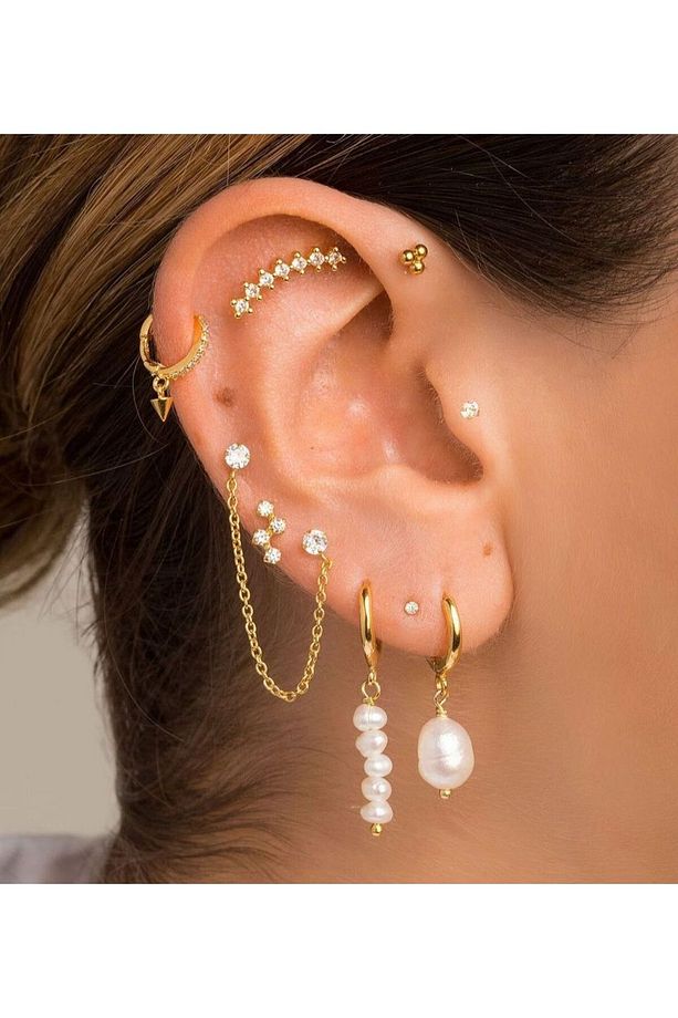 G23 Titanyum Three Dot Pearcing - 1