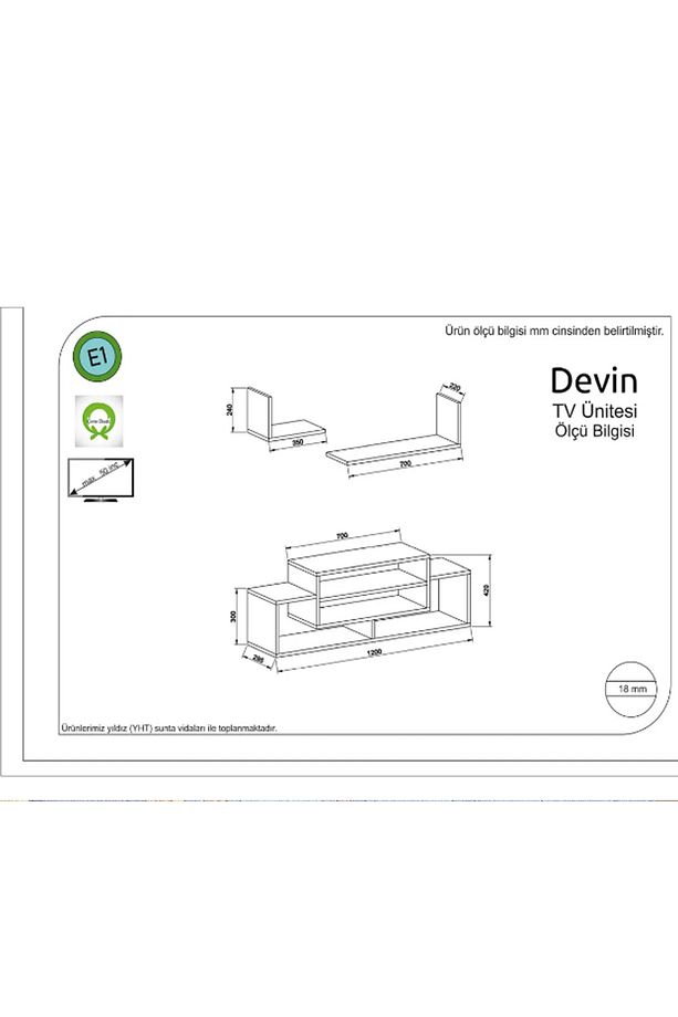 Devin Tv Ünitesi Ceviz - 2