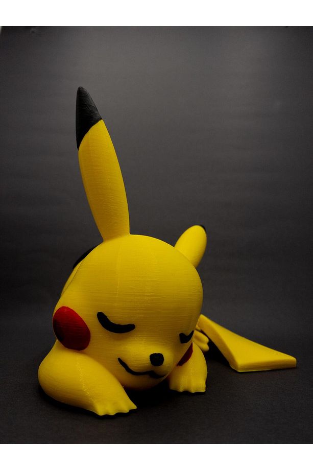 Uyuyan Pikachu Dekoratif Lamba Masaüstü Aydınlatma Dekoru Taşınabilir Lamba - 9