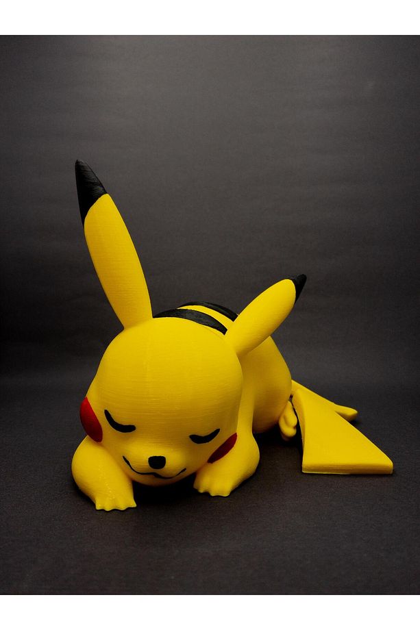 Uyuyan Pikachu Dekoratif Lamba Masaüstü Aydınlatma Dekoru Taşınabilir Lamba - 6