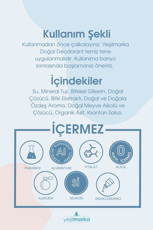 Doğal Roll On Deodorant Pürüzsüzleştirici Tüy Azaltıcı Etkili Ter Kokusu Önleyici - 6