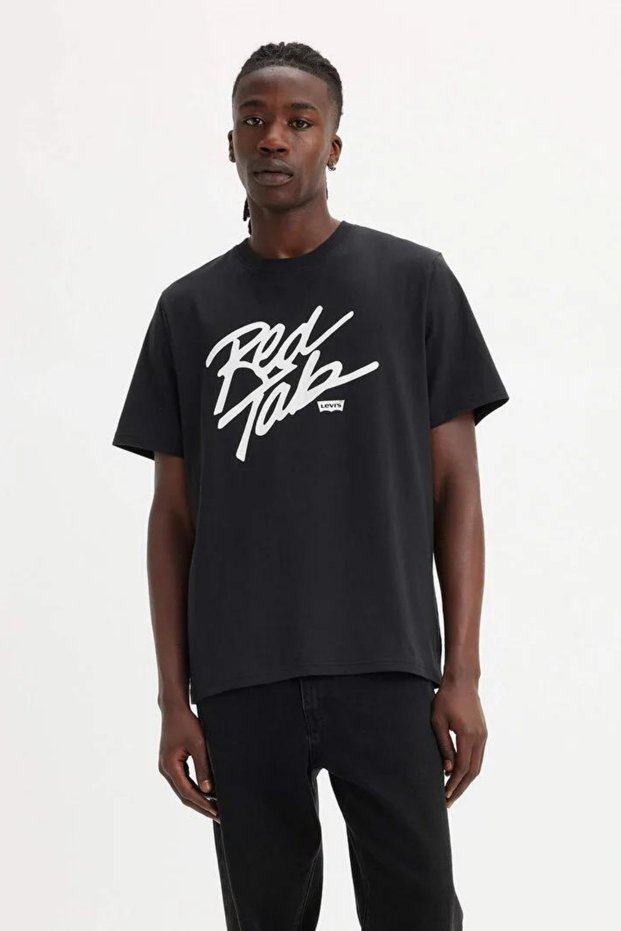 Comfortable Fit Men's Black T-Shirt A2082-0153