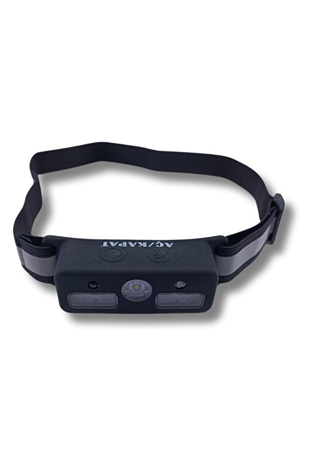 Yeni Model USB İle Şarj Edilebilir Sensörlü Kafa Lambası - 2