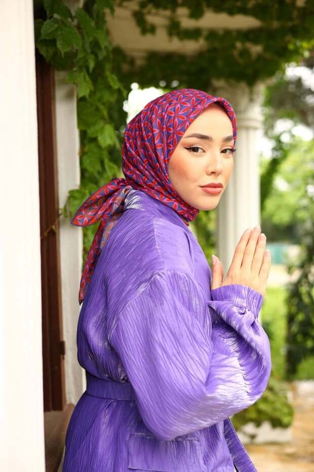 73058-28 Model Eșarfă Moale - 7