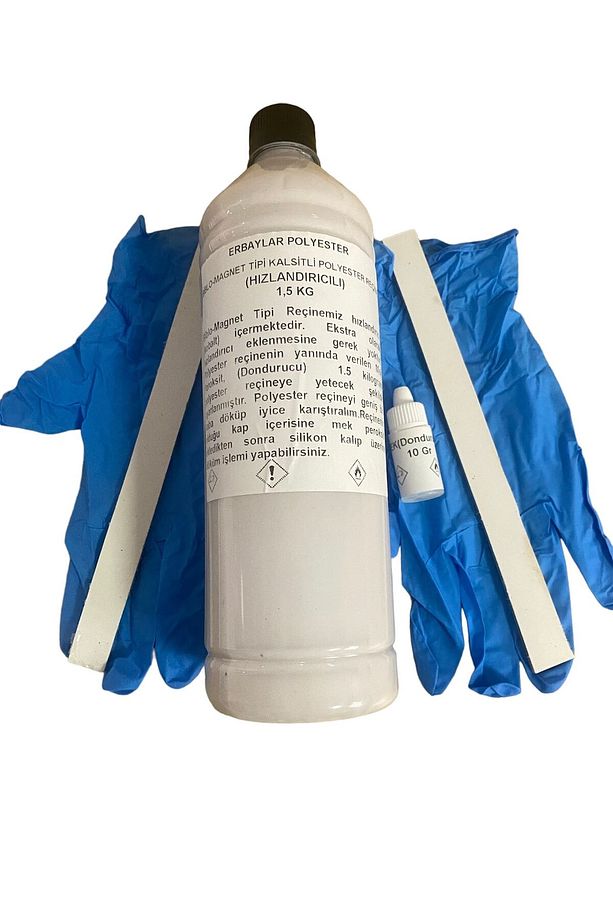Magnet Biblo Döküm Tipi Kalsitli Polyester Reçine Set 1.5 KG - 1