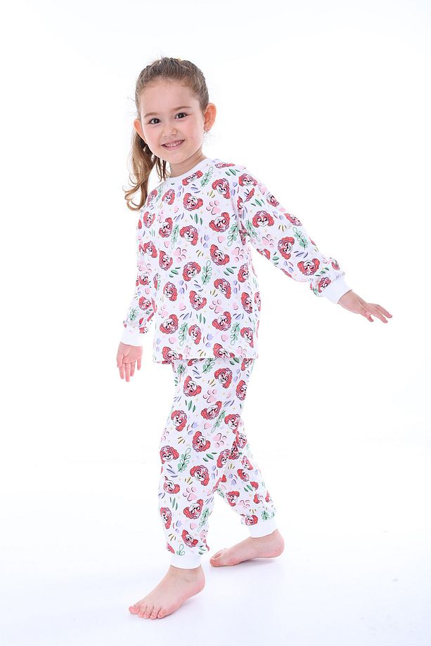 Skye Paw Patrol Desenli Kız Çocuk Pijama Takımı - 2