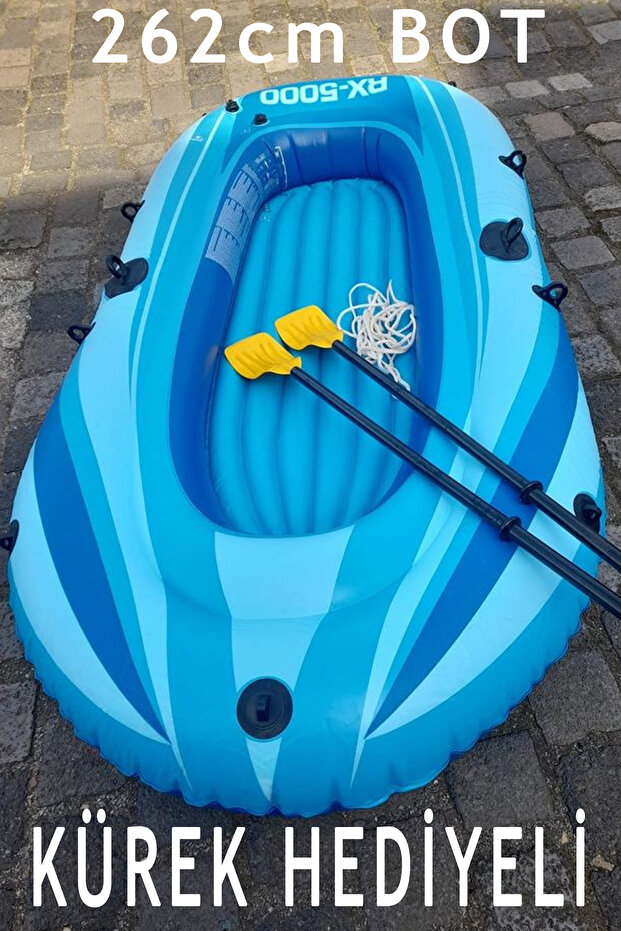 Bestway 2 Kişilik Şişme Bot RX-5000 / 262 cm Boyunda 400 Kg Taşıma ...