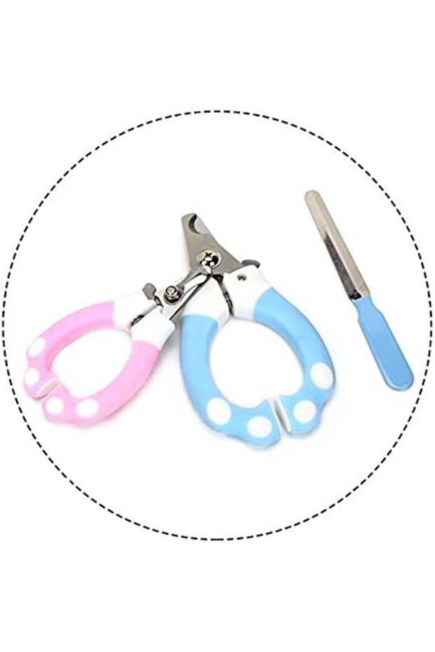 CAT SCISSORS DOG SCISSORS CAT DOG NAIL SCISSORS TUBE SET - 8