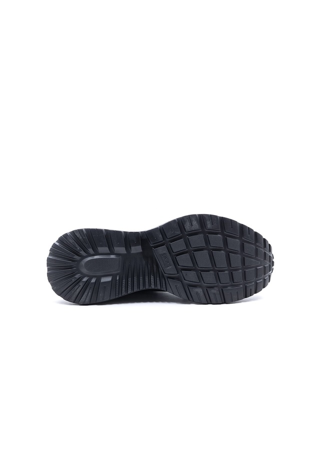 Hakiki Deri Ve Tekstil Kalın Taban Yüksek Taban Erkek Konfor Şık Spor Sneaker Ayakkabı - 6