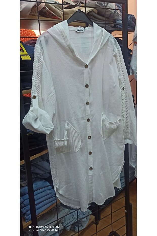 Authentic White Linen Tunic - 2