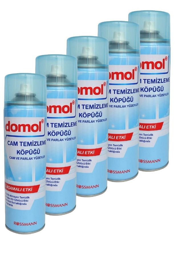 Cam Ve Parlak Yüzeyler İçin Cam Temizleme Köpüğü 500 ml (5 Adet) - 1