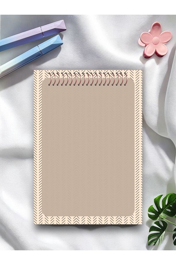 A5 Spiral Desenli Notepad - Not Defteri - Bloknot - 1