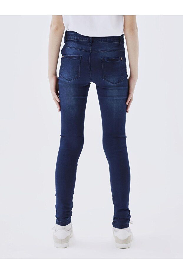 Mädchen Jeans Blau - 8