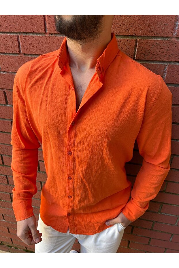 Keten Regular Gömlek - 1