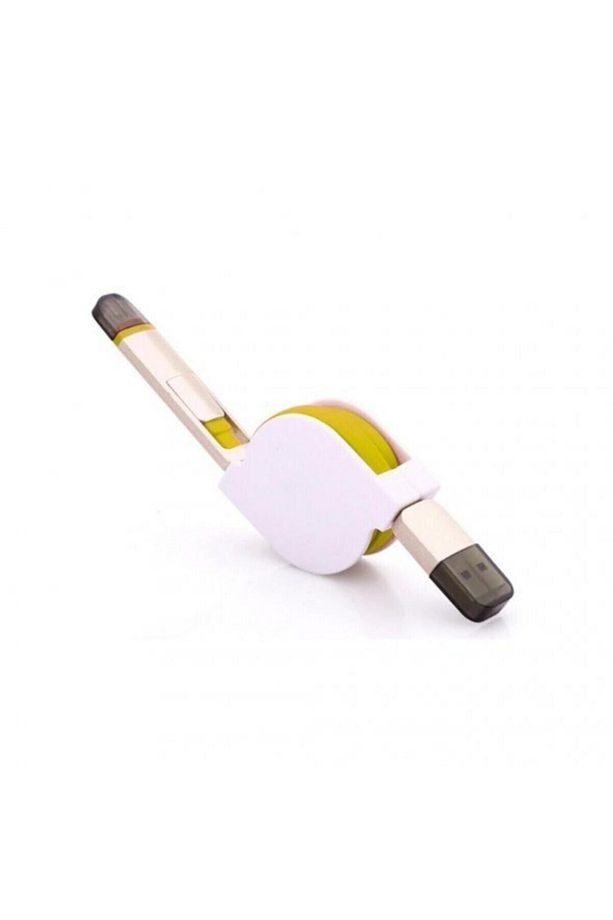 Go Mobile Makaralı Çift Uçlu Şarj Kablosu - 1