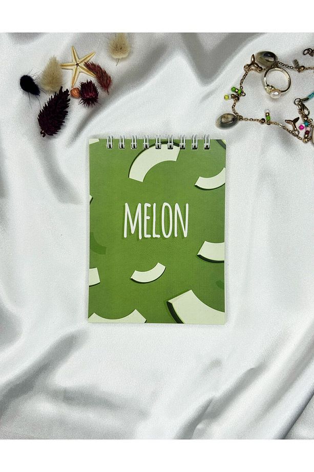 6'lı Defter Seti 10x13,5 cm Çizgisiz Defter 40 Yaprak Üstten Spiralli Cep Defteri Meyveler - 4