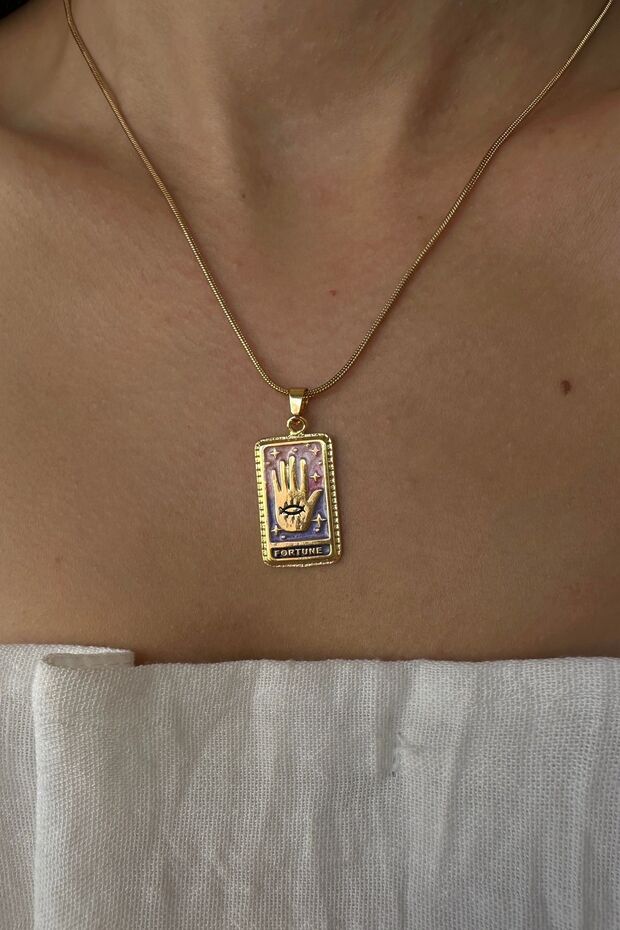 Çelik Plaka El Kolye - 1