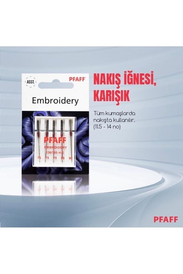 Nakış Iğnesi (karışık) (1 Paket=5 Adet) (821197096) - 2
