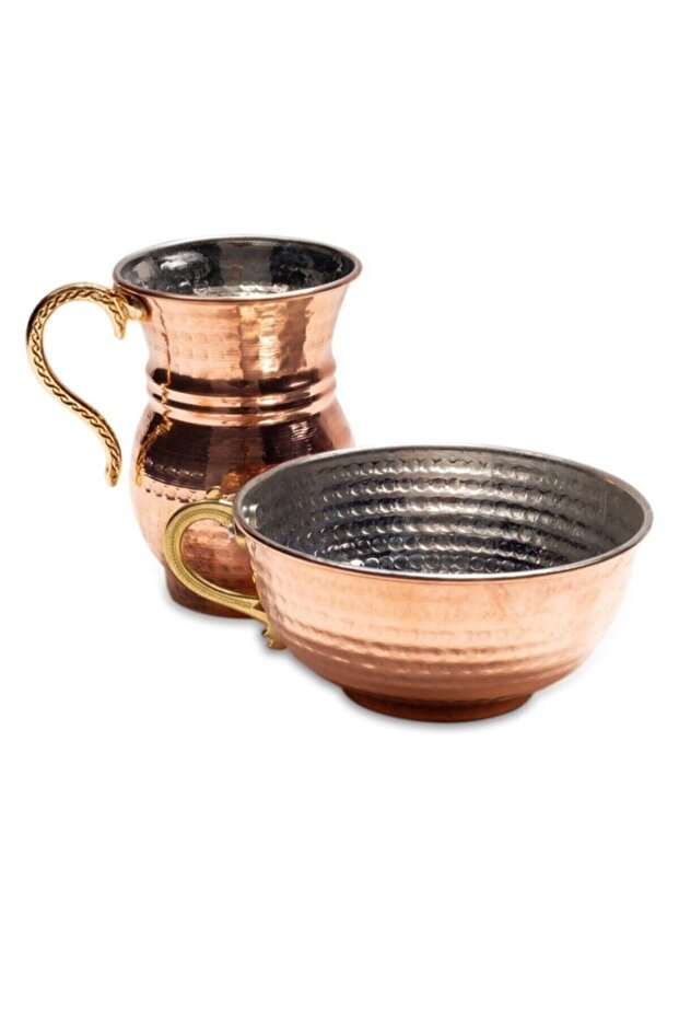 Floral Shop Copper Stone and Ayran Mug
