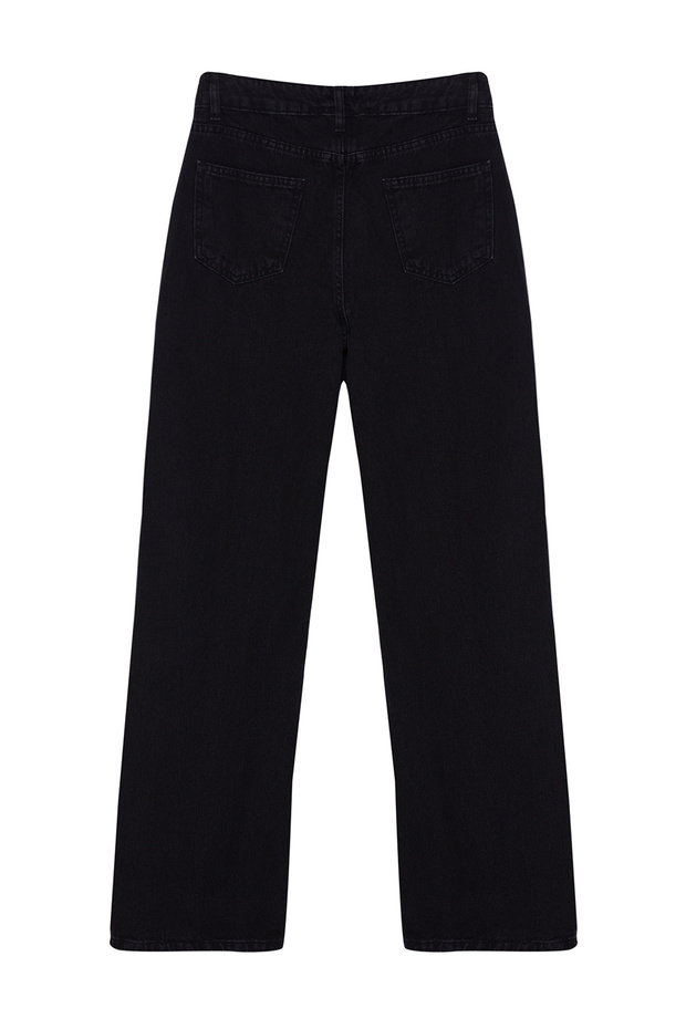 Чорні джинси з високою талією та широкими штанинами TWOAW23JE00345 - 8